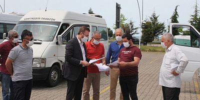 Vakfıkebir Dolmuşları Dezenfekte Edildi