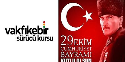 Vakfıkebir Sürücü Kursundan Cumhuriyet Bayramı Kutlaması