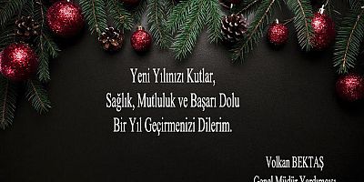 Volkan Bektaş'tan Yeni Yıl Kutlaması