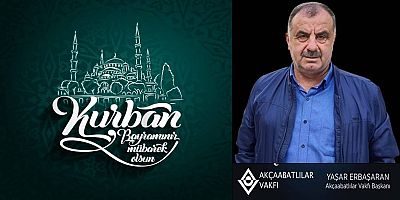 Yaşar Erbaşaran'dan Bayram Tebriği