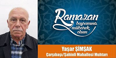 Yaşar Şimşak'tan Bayram Mesajı