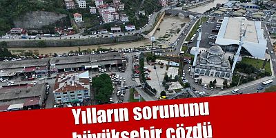 Yılların sorununu büyükşehir çözdü