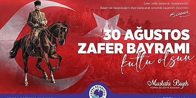 Yomra Belediyesi 30 Ağustos Zafer Bayramı Mesajı