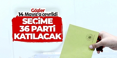 YSK: Seçime 36 siyasi parti katılacak