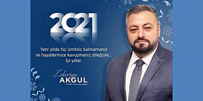 ZEKERİYA AKGÜL'DEN YENİ YIL KUTLAMASI