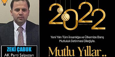 Zeki Çabuk'tan Yeni Yıl Mesajı
