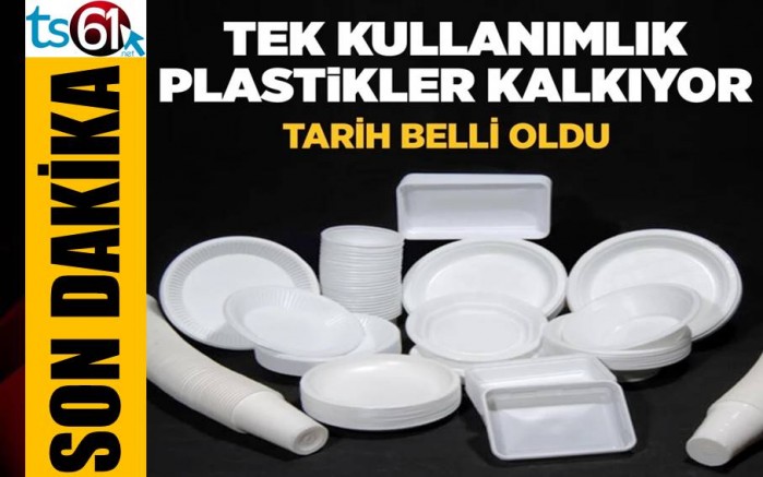 Tek kullanımlık plastik dönemi bitiyor