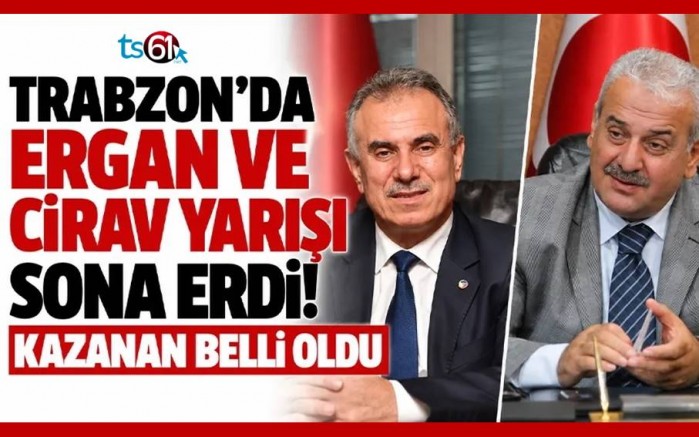 Trabzon'da Ergan ve Cirav yarışı sona erdi!