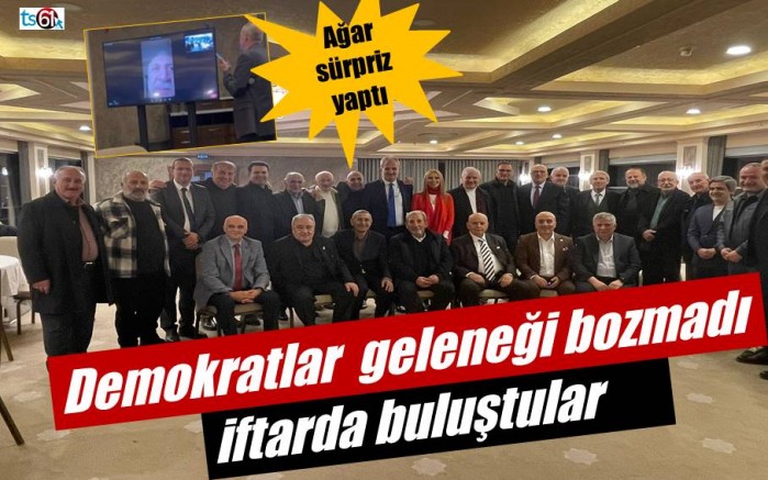 Trabzon’daki demokratlar iftarda buluştu