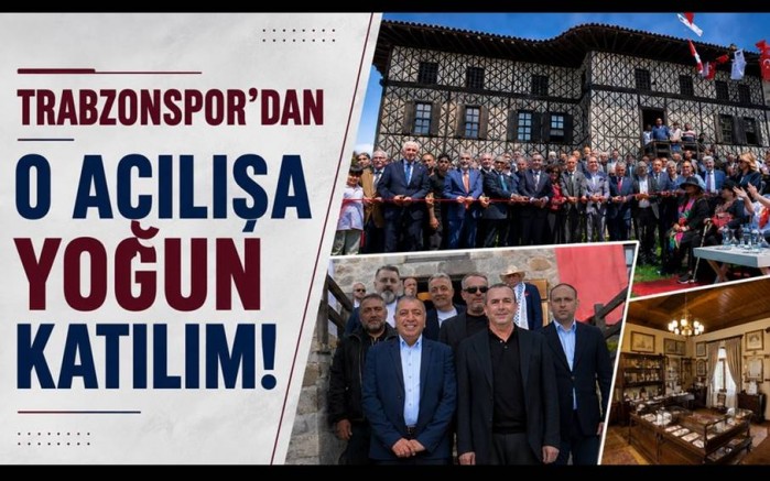 Trabzonspor'dan müze açılışına yoğun katılım!