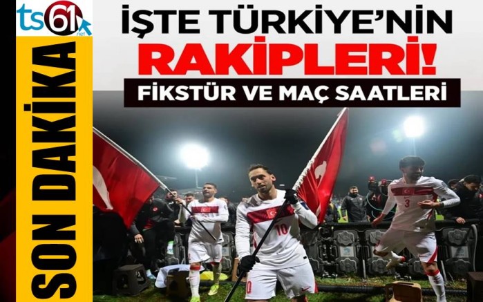 Türkiye'nin Dünya Kupası'ndaki rakipleri belli oldu! 