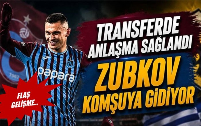 Zubkov Trabzonspor’dan ayrıldı!