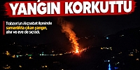 AKÇAABAT'TAKİ  YANGIN KORKUTTU...